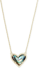 Kendra Scott Ari Heart Adjustable Length Pendant Necklace for Women, Fashion Jewelry