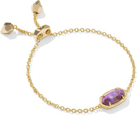 Kendra Scott Elaina Adjustable Chain Bracelet for Women, Fashion Jewelry, Gold-Plated