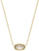 Kendra Scott Elisa Pendant Necklace for Women, Fashion Jewelry, 14k Gold-Plated
