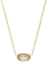 Kendra Scott Elisa Pendant Necklace for Women, Fashion Jewelry, 14k Gold-Plated
