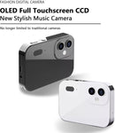 D6 Digital Camera with Auto Focus & 4K Video Recording - 64MP Portable Compact UHD Camera, 16X Digital Zoom, Anti-Shake, Includes 32GB Card - for Teens & Adult Beginners (Pink)