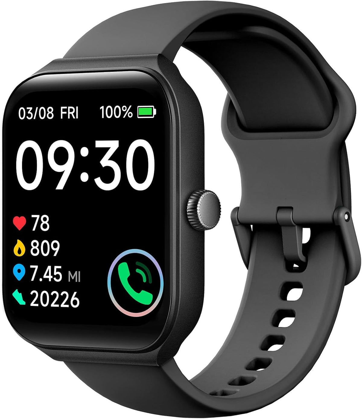 Black / fits 145mm-190mm wrists