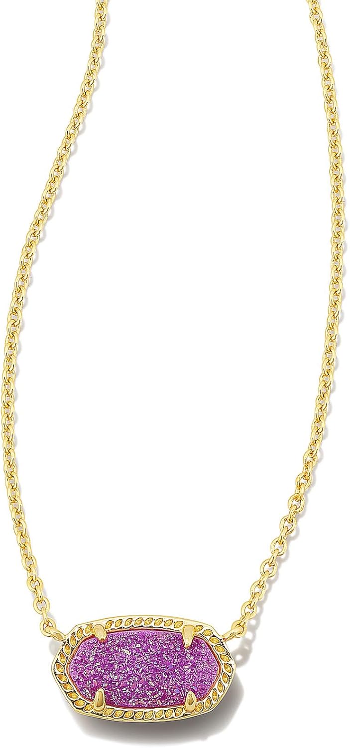 Kendra Scott Elisa Pendant Necklace for Women, Fashion Jewelry, 14k Gold-Plated