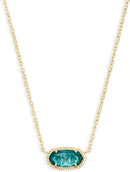 Kendra Scott Elisa Pendant Necklace for Women, Fashion Jewelry, 14k Gold-Plated