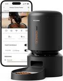 PETLIBRO Automatic Cat Feeder, Automatic Dog Food Dispenser with Freshness Preservation, Timed Pet Feeders for Dry Food, Up to 50 Portions 6 Meals Per Day, Granary Black