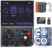 Miyoo Mini Plus OnionOS Handheld Game Console 3.5-inch 640*480 Screen 3000mAh Miyoo-mini+ with Portable Case Retro Gray