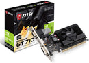 MSI Gaming GeForce GT 710 2GB GDRR3 64-bit HDCP Support DirectX 12 OpenGL 4.5 Single Fan Low Profile Graphics Card (GT 710 2GD3 LP)