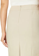 Calvin Klein Women's Classic Fit Straight Lux Suit Skirt (Regular and Plus Size)