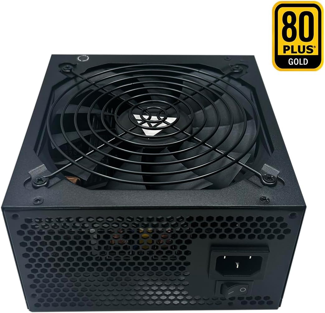 Apevia ATX-PR600W Prestige 600W 80+ Gold Certified, RoHS Compliance, Active PFC ATX Gaming Power Supply