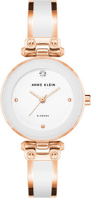 Anne Klein Women's Genuine Diamond Dial Bangle Watch