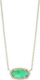 Kendra Scott Elisa Pendant Necklace for Women, Fashion Jewelry, 14k Gold-Plated