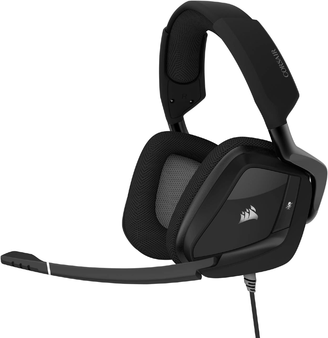 CORSAIR VOID RGB ELITE Wireless Gaming Headset – 7.1 Surround Sound – Omni-Directional Microphone – Microfiber Mesh Earpads – Up to 40ft Range – iCUE Compatible – PC, Mac, PS5, PS4 – Carbon