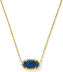 Kendra Scott Elisa Pendant Necklace for Women, Fashion Jewelry, 14k Gold-Plated