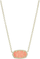 Kendra Scott Elisa Pendant Necklace for Women, Fashion Jewelry, 14k Gold-Plated