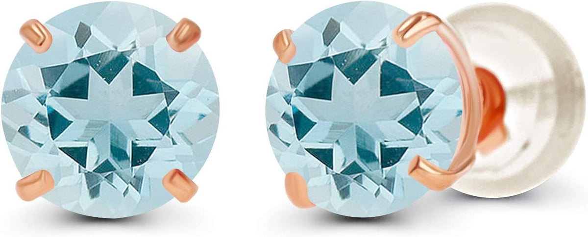 Aquamarine / Rose Gold