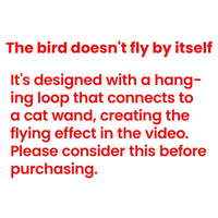 Sandpiper＋Sparrow＋Owl：Potaroma Flapping Bird Cat Toy (DON'T FLY), Lifelike Bird Chirp (DON'T FLY), Touch-Activated Kitten Toy Rechargeable, Interactive Cat Exercise Toys