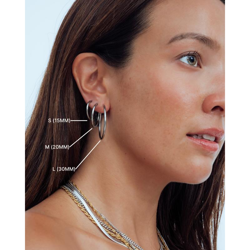 SILVER / STAINLESS STEEL / XXS (8mm)