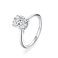 Oval Cut 2.0ct D VVS1 Color Lab-Created Moissanite Ring Jewelry for Women 925 Sterling Silver Engagement Wedding Lady's Gift Luxury R112