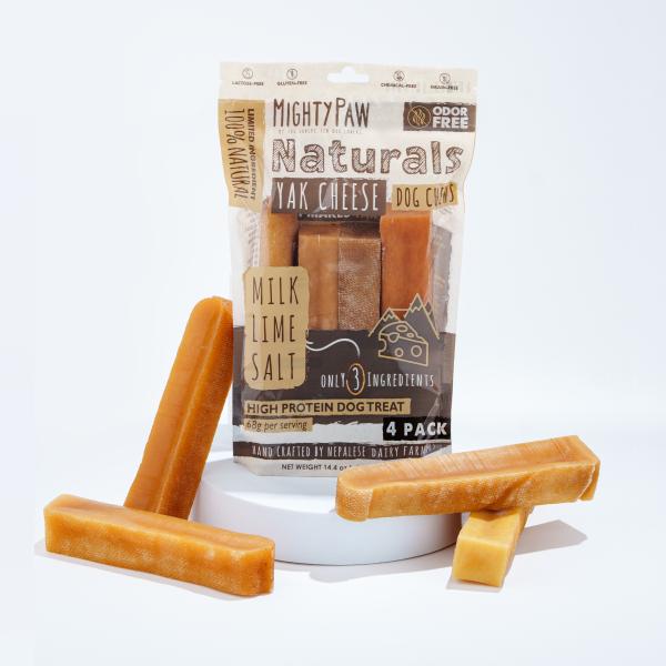 Mighty Paw Yak Cheese Dog Chews: All-Natural Treats for Your Pup