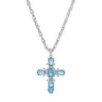 Chromatic Colorful Cross Necklace