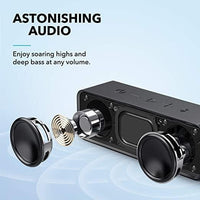 soundcore by Anker Portable Bluetooth Speaker, 24H Playtime, 6W Stereo Sound, Rich Bass, IPX5 Waterproof, Built-in Mic, Ideal for Smartphone