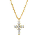 Chromatic Colorful Cross Necklace