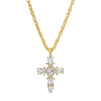 Chromatic Colorful Cross Necklace