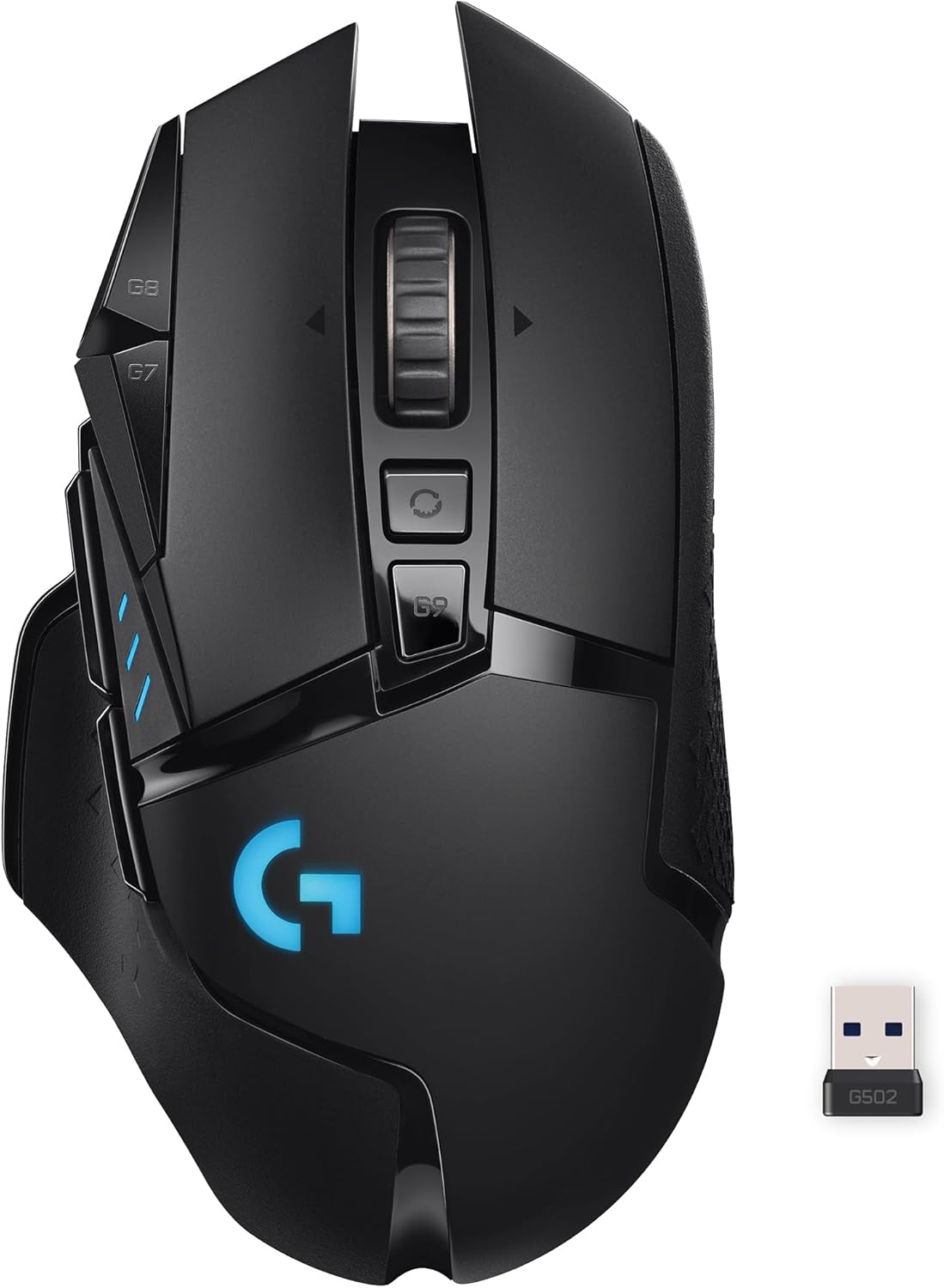 Logitech G502 HERO High Performance Wired Gaming Mouse, HERO 25K Sensor, 25,600 DPI, RGB, Adjustable Weights, 11 Programmable Buttons, On-Board Memory, PC / Mac