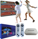 TV Game Console Built in 100+ Gam ES, Video Game Machine with 2.4G Wireless Gamepad Somatosensory Control, USB Plug and Play, Kid & Adult Interactive& Puzzle Games,Grey