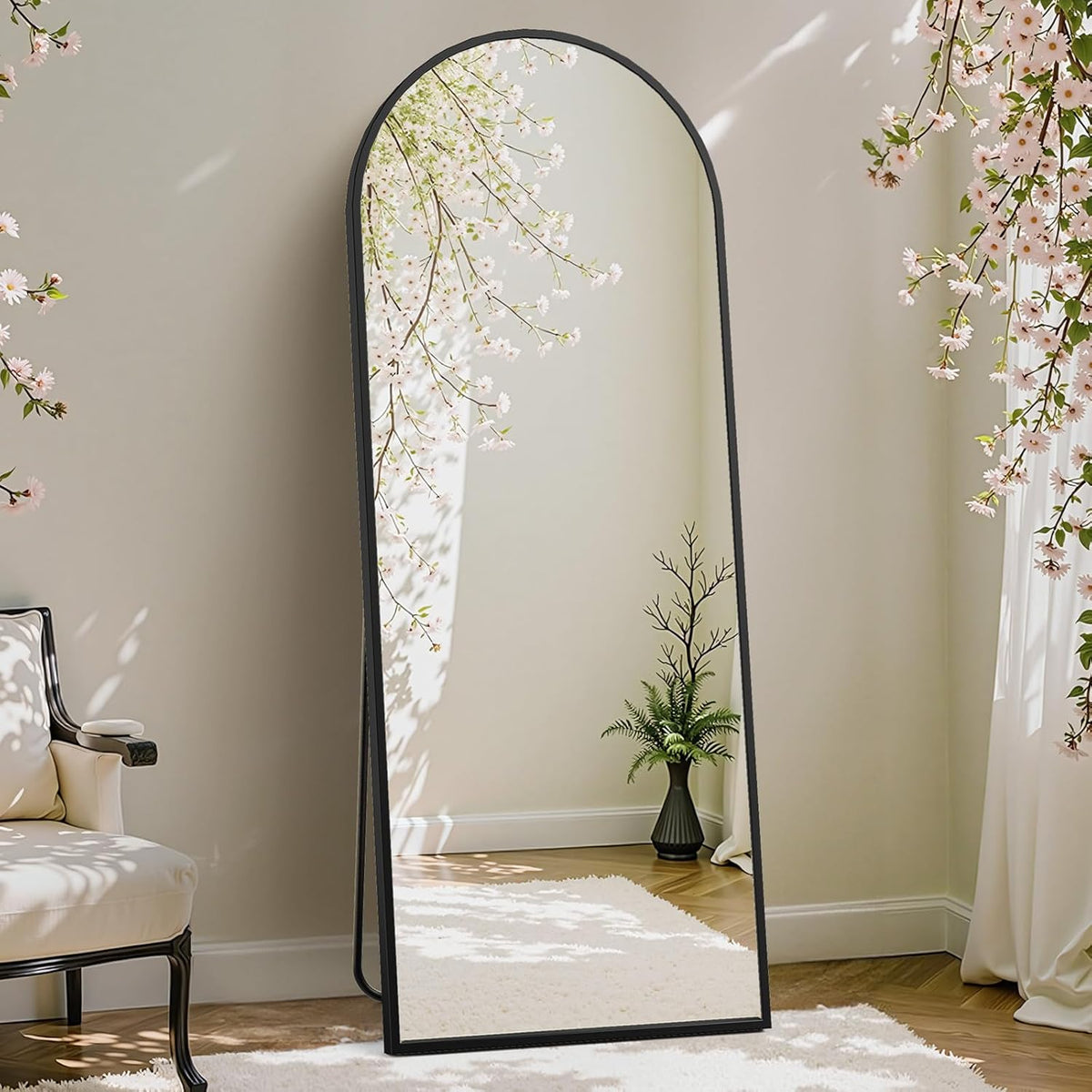 Dark Black-arched / 64"L x 21"W