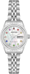 Armitron Women's Genuine Crystal Accented Bracelet Watch, 75-2475