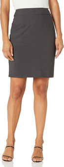 Calvin Klein Women's Classic Fit Straight Lux Suit Skirt (Regular and Plus Size)