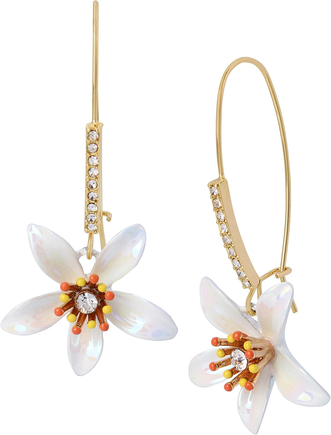 Betsey Johnson Rose Dangle Earring Color