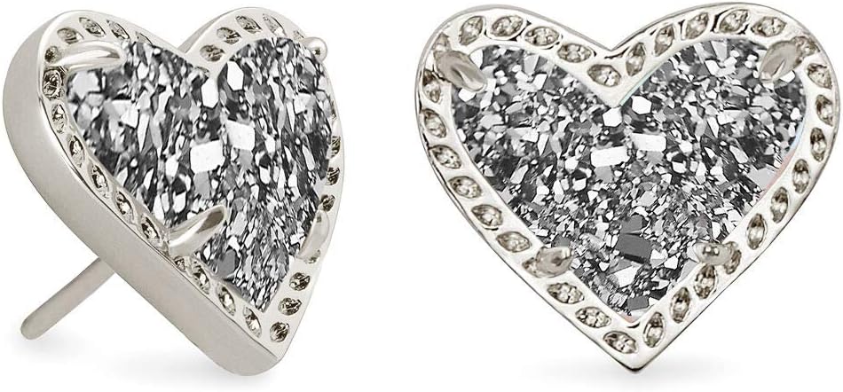 Kendra Scott Ari Heart Stud Earrings for Women, Fashion Jewelry