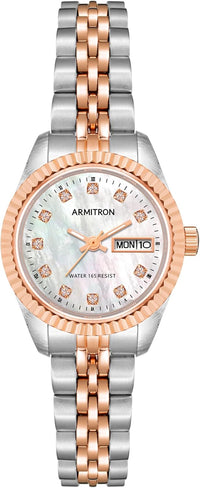 Armitron Women's Genuine Crystal Accented Bracelet Watch, 75-2475