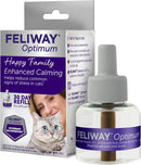 FELIWAY Optimum 3 x 30 Day Cat Calming Refills for Pheromone Diffuser, 3 x 48ml Value Pack - Helps Reduce Common Signs of Stress in Cats & Kittens, Enhanced Calming