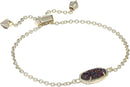 Kendra Scott Elaina Adjustable Chain Bracelet for Women, Fashion Jewelry, Gold-Plated