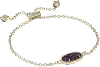 Kendra Scott Elaina Adjustable Chain Bracelet for Women, Fashion Jewelry, Gold-Plated