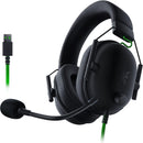 Razer BlackShark V2 X PlayStation Gaming Headset: 50mm Drivers - Cardioid Mic - Lightweight - Comfortable, Noise Isolating Earcups - for PS5, Xbox Series X, PC, Switch via 3.5 mm Audio Jack - Black