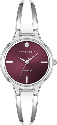 Anne Klein Women's Genuine Diamond Dial Bangle Watch