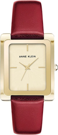Anne Klein Women's Leather Strap Watch