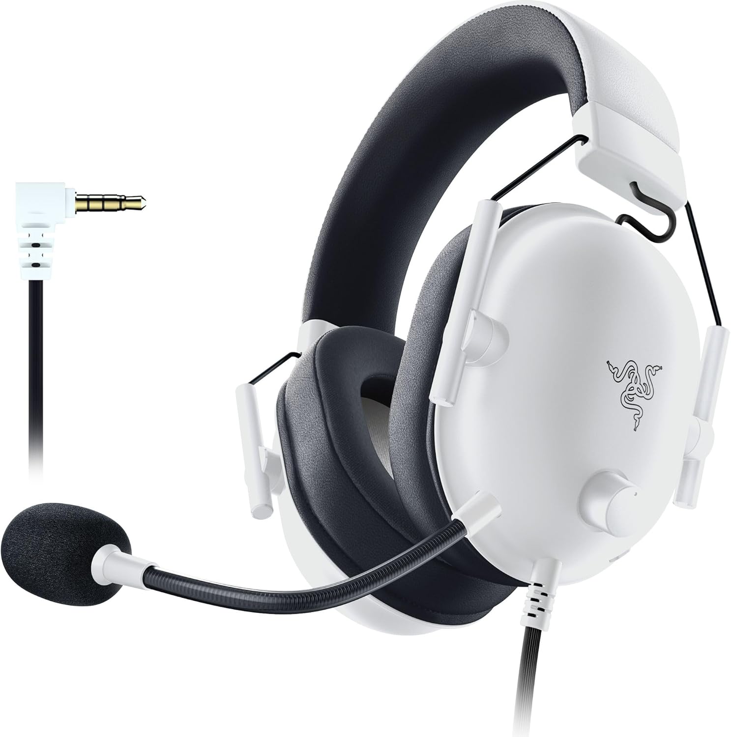 Razer BlackShark V2 X PlayStation Gaming Headset: 50mm Drivers - Cardioid Mic - Lightweight - Comfortable, Noise Isolating Earcups - for PS5, Xbox Series X, PC, Switch via 3.5 mm Audio Jack - Black