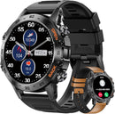 Military Smart Watch for Men(Answer/Dial Calls),100 Sports Modes, 5ATM Waterproof Fitness Watch with Heart Rate/SpO2/Blood Pressure for Android and iOS,1.39''HD DIY Screen Smartwatch Black