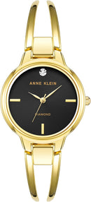 Anne Klein Women's Genuine Diamond Dial Bangle Watch