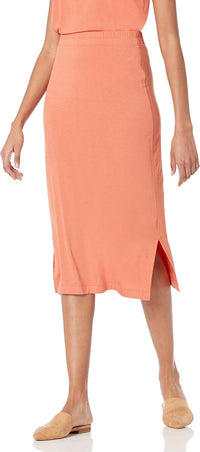 Amazon Essentials Women's Pull-On Knit Midi Skirt (Available in Plus Size)