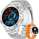 Military Smart Watch for Men(Answer/Dial Calls),100 Sports Modes, 5ATM Waterproof Fitness Watch with Heart Rate/SpO2/Blood Pressure for Android and iOS,1.39''HD DIY Screen Smartwatch Black