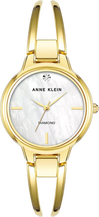 Anne Klein Women's Genuine Diamond Dial Bangle Watch