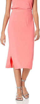 Amazon Essentials Women's Pull-On Knit Midi Skirt (Available in Plus Size)