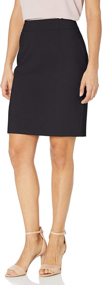 Calvin Klein Women's Classic Fit Straight Lux Suit Skirt (Regular and Plus Size)
