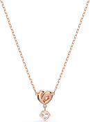 SWAROVSKI Lifelong Heart Necklace, Earrings, and Bracelet Crystal Jewelry Collection, Rose Gold & Rhodium Tone Finish